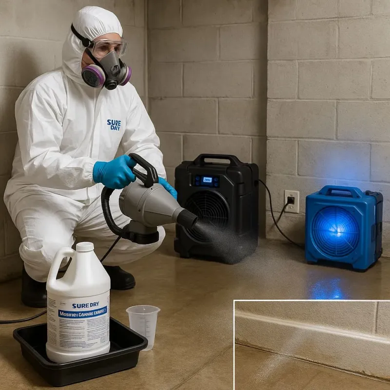 Sanitization and Odor Removal process in Coldwater, OH